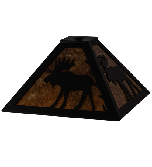 12" Square Moose Shade