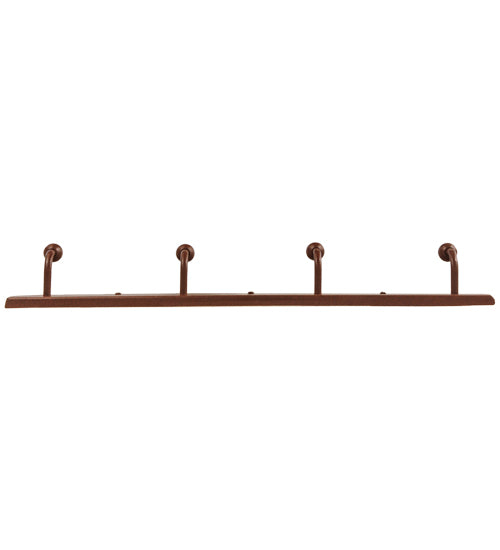 24"L Bear On The Loose 4 Hooks Coat Rack