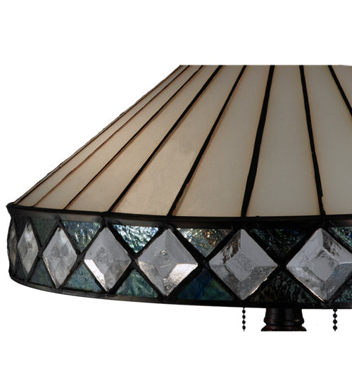 25"H Diamondring Table Lamp