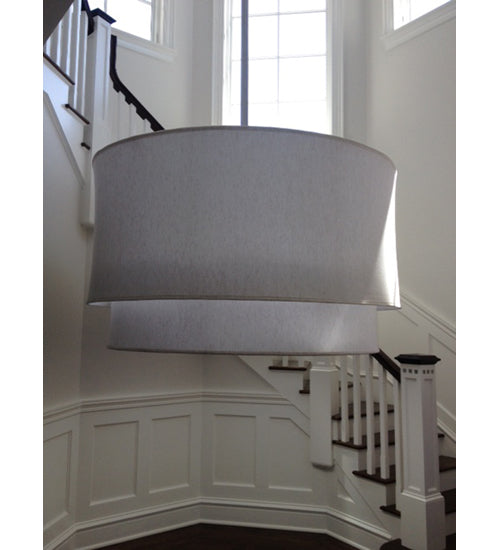 72" Wide Cilindro Two Tier Pendant