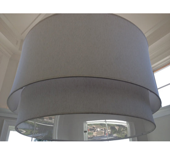 72" Wide Cilindro Two Tier Pendant