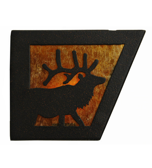 36" Wide Elk At Lake Vanity Light