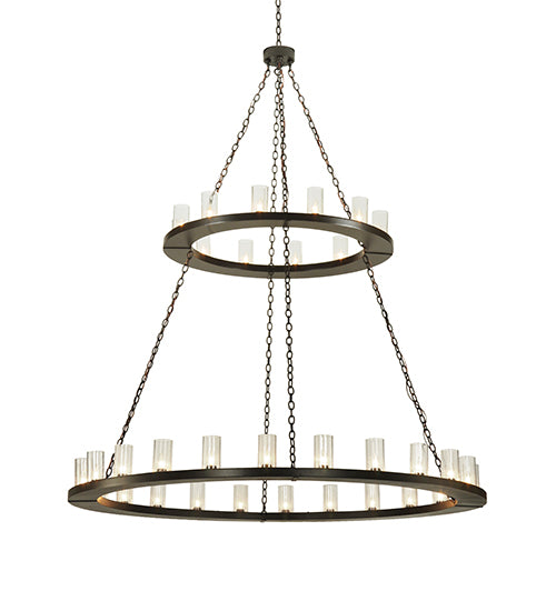 42"W Loxley 12 Lt Chandelier