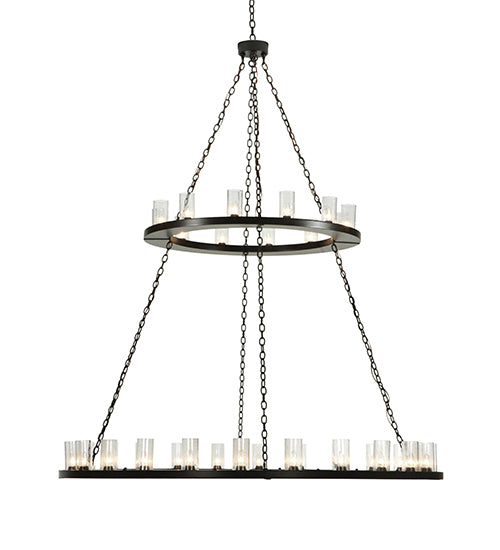 42"W Loxley 12 Lt Chandelier