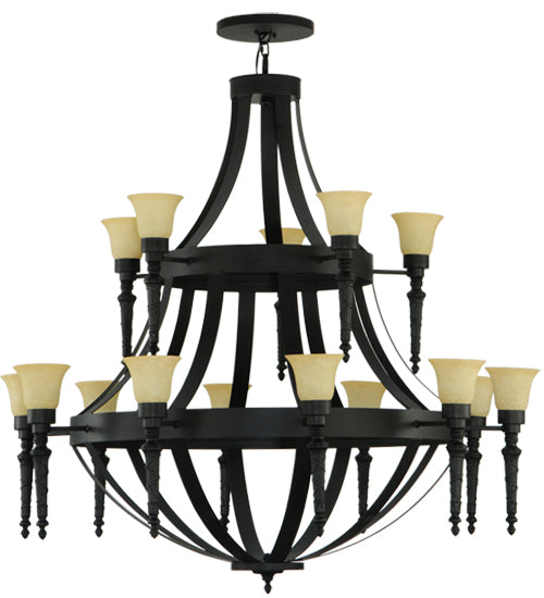 60"W Pontoise 15 Lt Chandelier