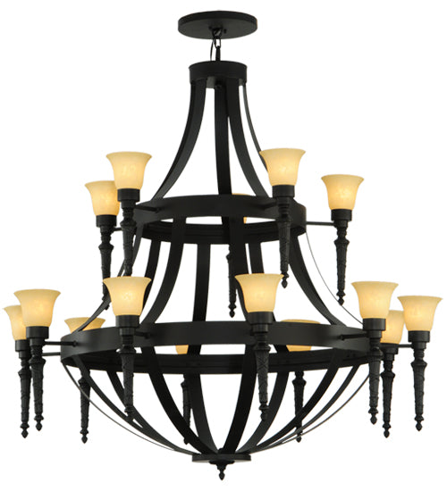 60"W Pontoise 15 Lt Chandelier