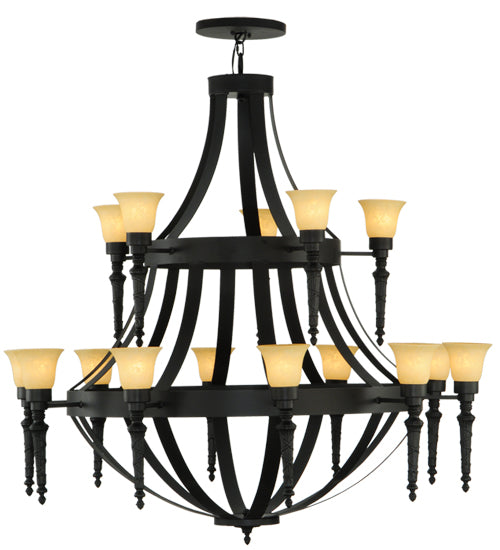 60"W Pontoise 15 Lt Chandelier