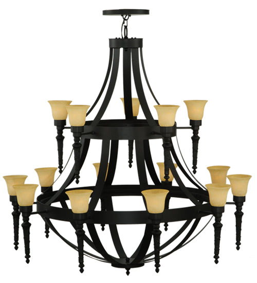 60"W Pontoise 15 Lt Chandelier