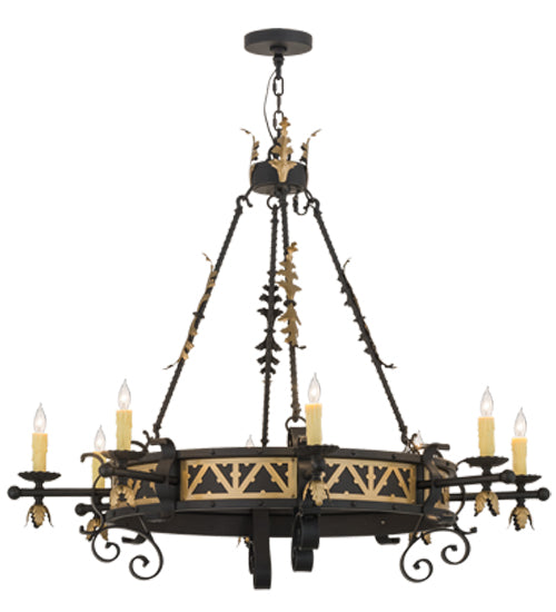 48"W Filomena 8 Lt Chandelier