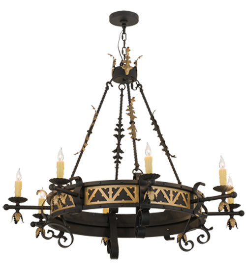 48"W Filomena 8 Lt Chandelier