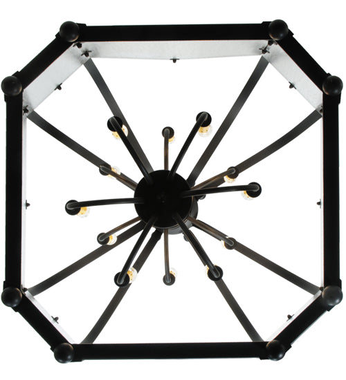 34"W Citadel 12 Light Pendant