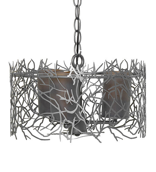 14" Wide Twigs 3 Light Pendant