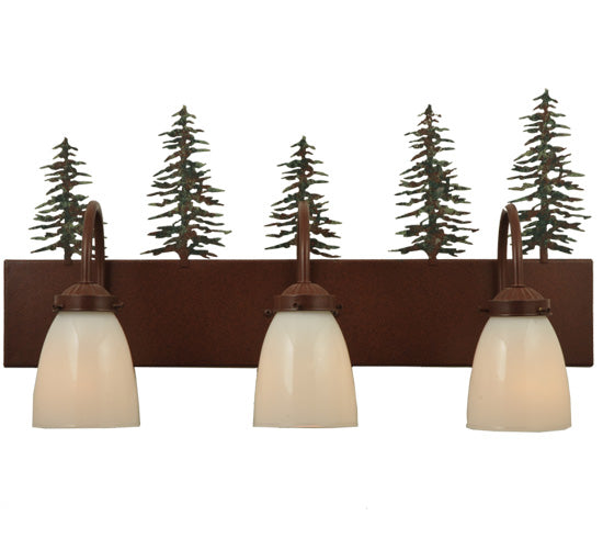 24" Wide Tall Pines 3 Light Vanity Light