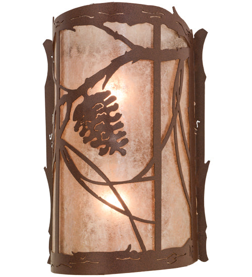 10"W Whispering Pines Wall Sconce