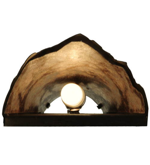 8"W Moose At Dawn Left Wall Sconce