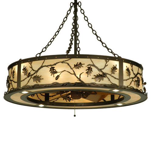 44.5"W Oak Leaf & Acorn Chandel-Air