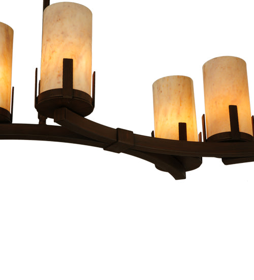 96" Long Cero 12 Light Oblong Chandelier