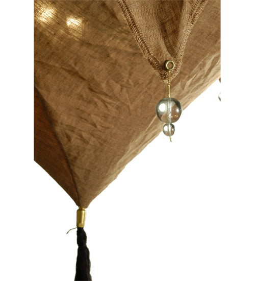 32"W Strathallan Double Tree Fabric Inverted Pendant