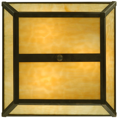 15"Sq Madera Flushmount