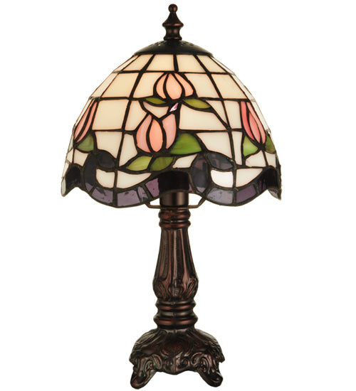 12" High Roseborder Mini Lamp