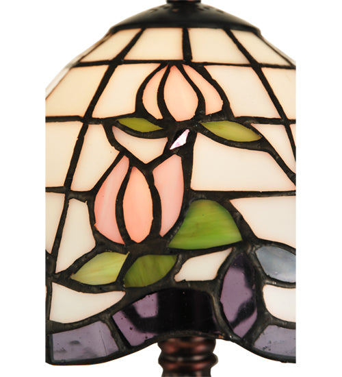 12" High Roseborder Mini Lamp