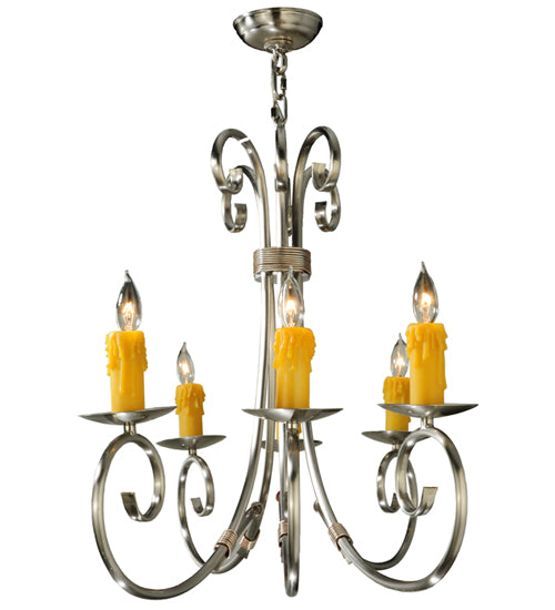 34.5" Wide Elon 6 Light Chandelier