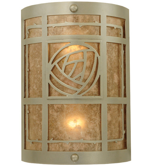 8.75" Wide Bungalow Rose Wall Sconce