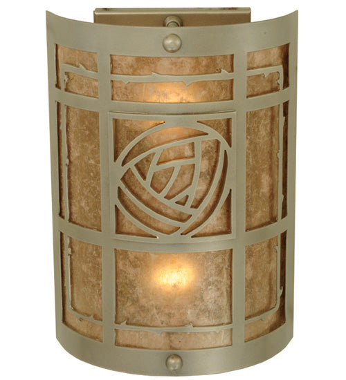 8.75" Wide Bungalow Rose Wall Sconce