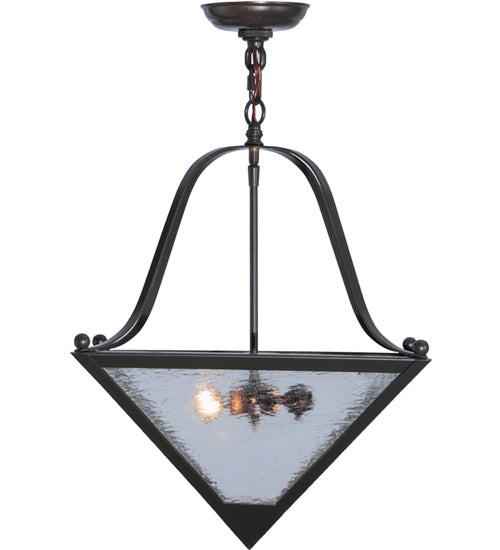 16" Square Zale Inverted Pendant