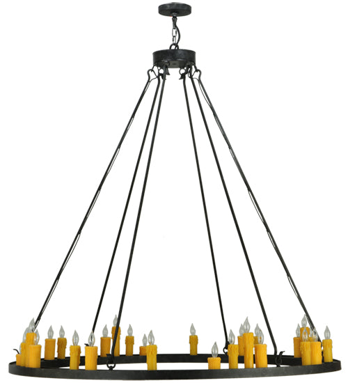 60"W Deina 28 Lt Chandelier