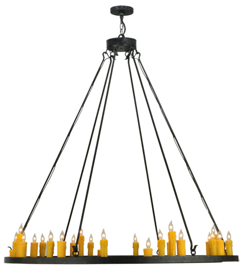 60"W Deina 28 Lt Chandelier