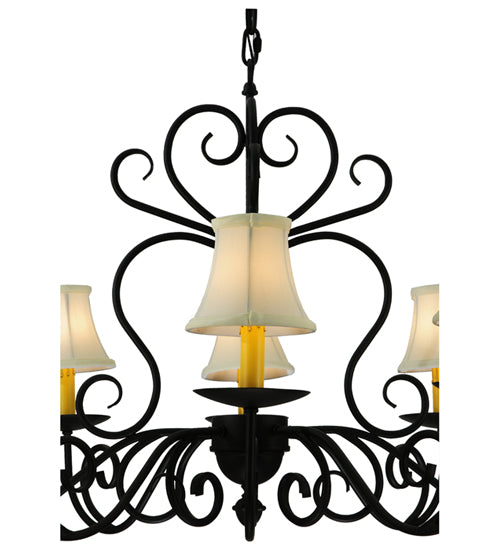 36"W Corrina 8 Lt Chandelier