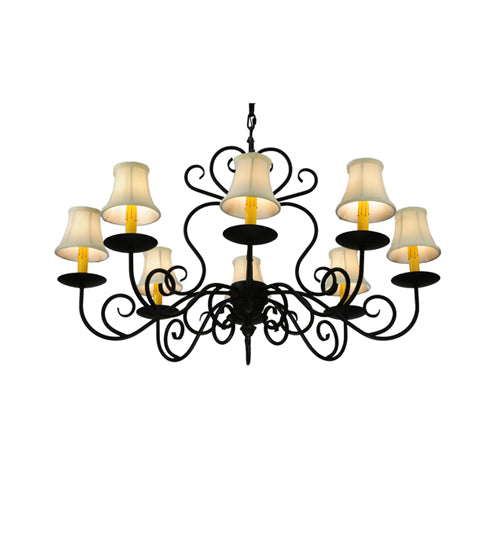 36"W Corrina 8 Lt Chandelier