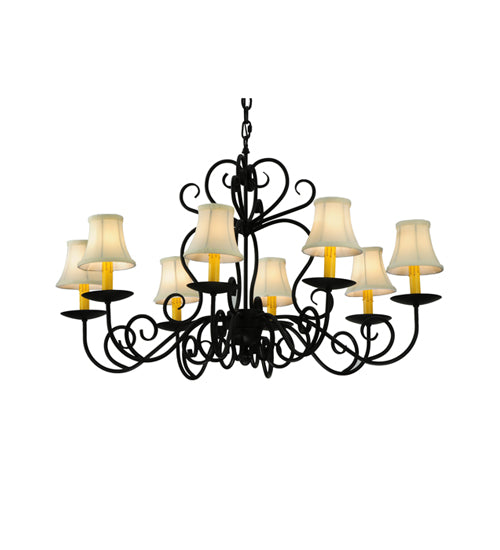 36"W Corrina 8 Lt Chandelier