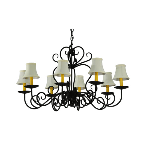 36"W Corrina 8 Lt Chandelier