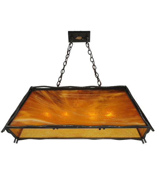 36.75" Long Sticks Oblong Pendant