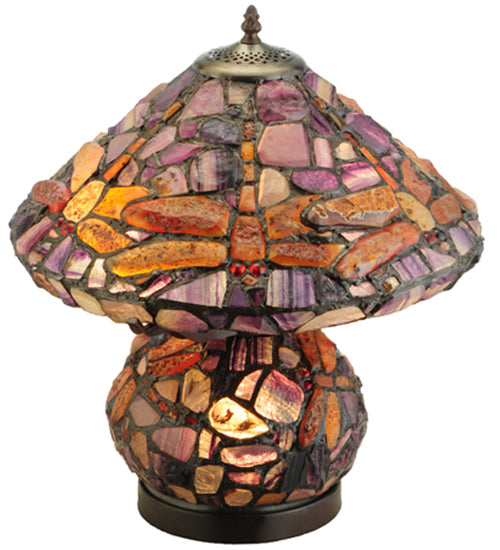 18.5"H Dragonfly Agata Table Lamp