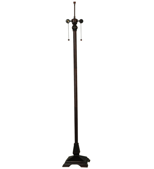 62"H Diamond Mission Floor Lamp