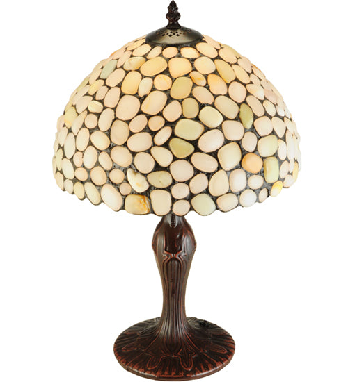 19"H Agata Opal Table Lamp