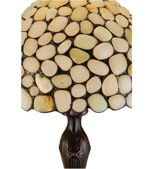 19"H Agata Opal Table Lamp