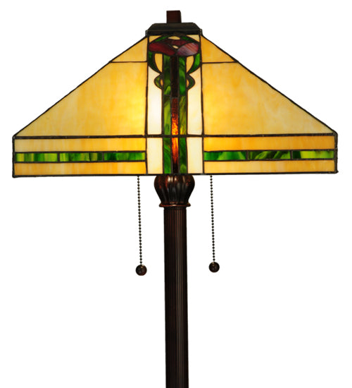 62"H Parker Poppy Floor Lamp