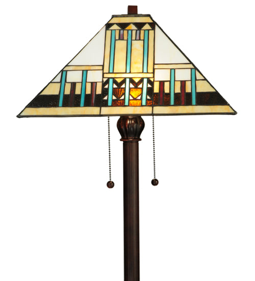 62"H Prairie Peaks Floor Lamp