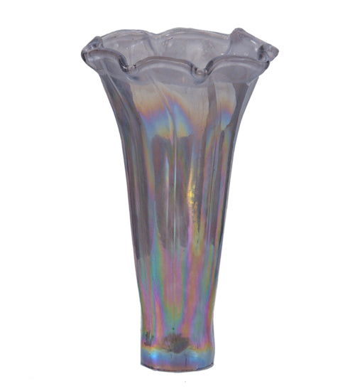 3" Wide X 5" High Purple Iridescent Pond Lily Shade