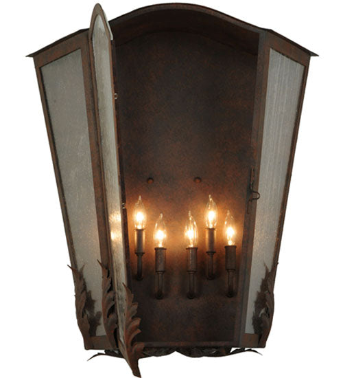 26" Wide Austin 6 Light Wall Sconce