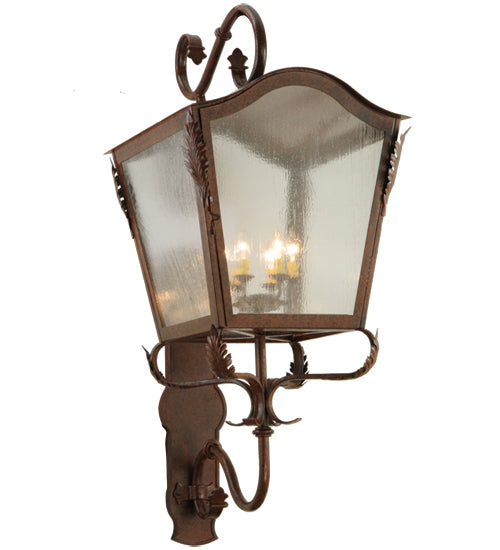 23"W Christian Lantern Wall Sconce