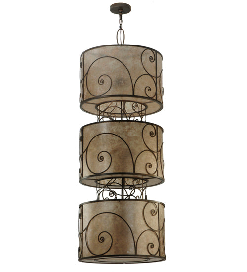 24" Wide Granada 3 Tier Pendant