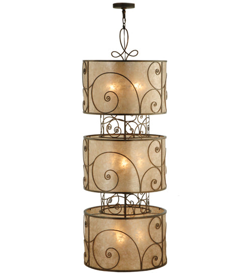 24" Wide Granada 3 Tier Pendant