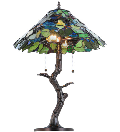 25"H Grape Harvest Table Lamp