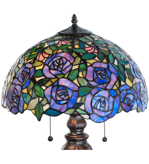 24"H Rosebush Table Lamp