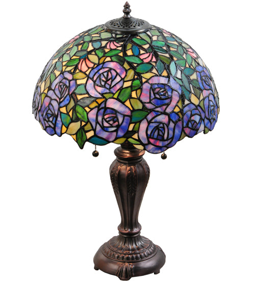 24"H Rosebush Table Lamp